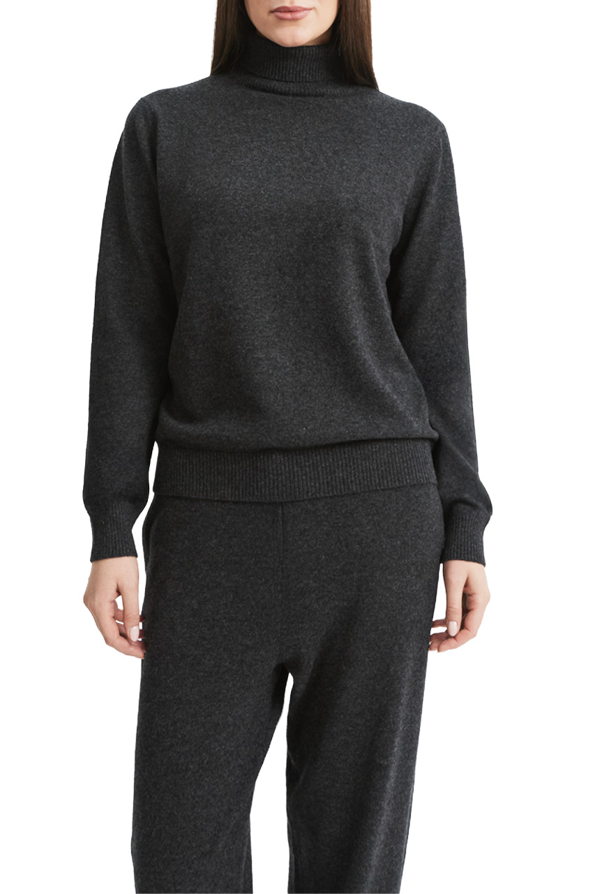 Свитер 112509 ТЕМНО-СЕРЫЙ, фото 3